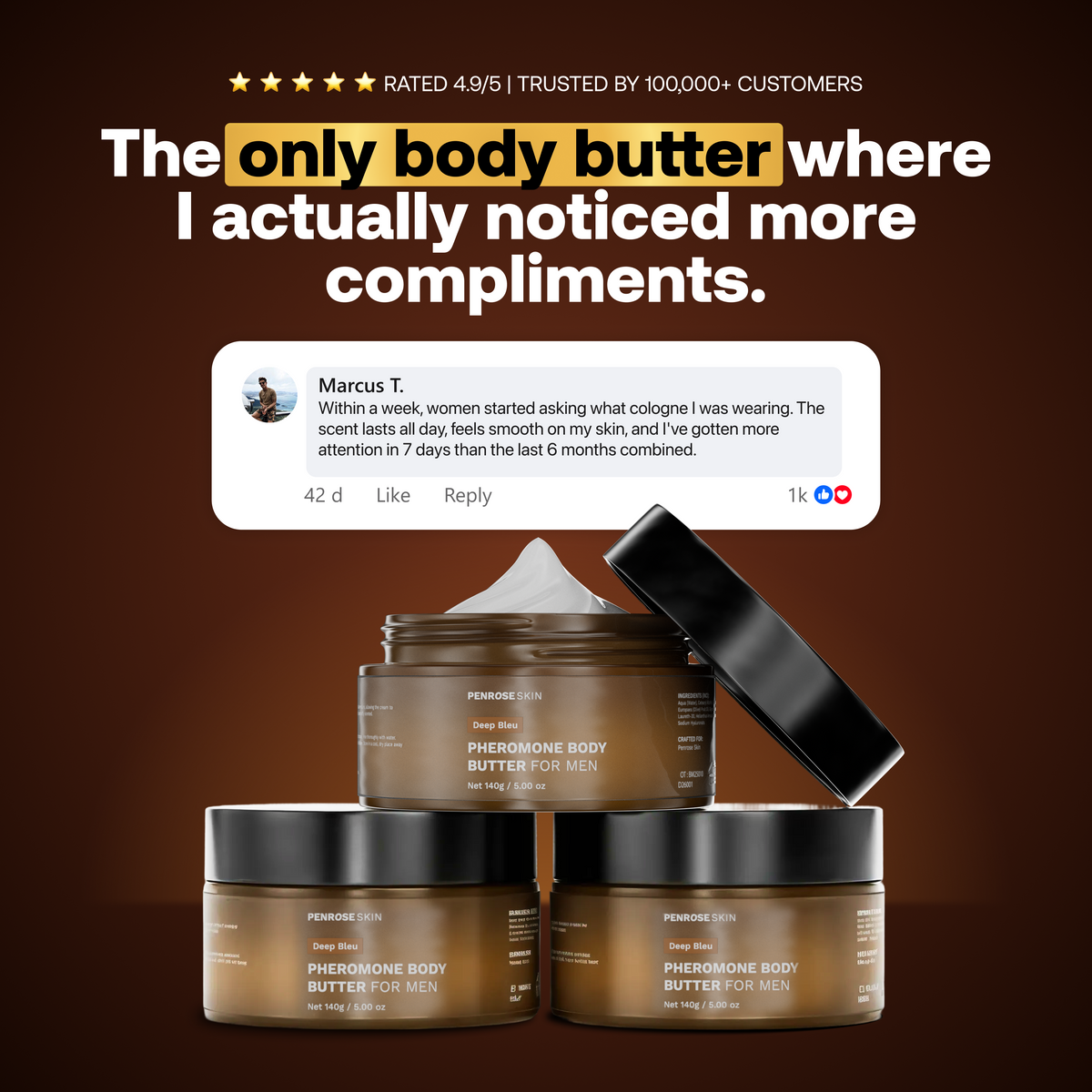 Deep Bleu pheromone body butter, image 6