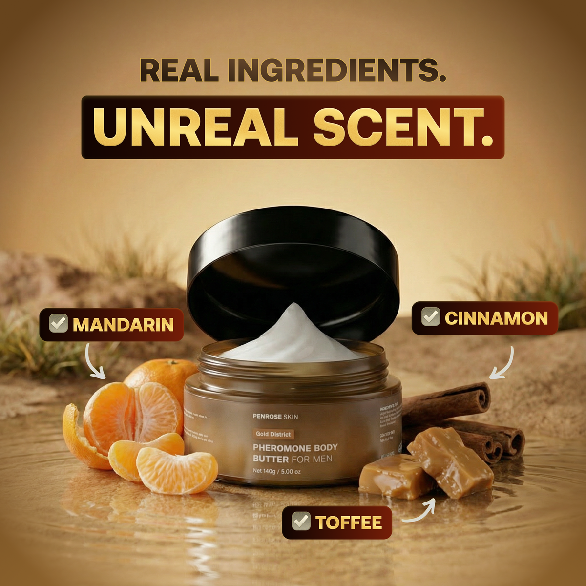 Gold District pheromone body butter, image 3